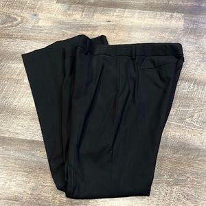 Banana Republic Logan slacks in black.